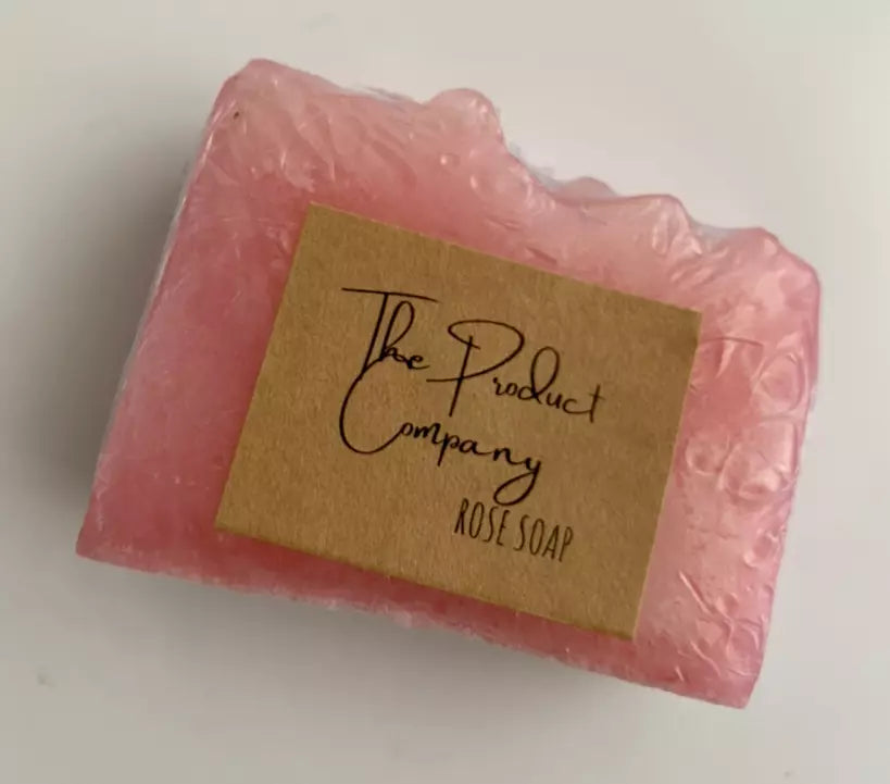 Handmade Rose-Scented Soap Bar – Natural & Moisturizing Gift